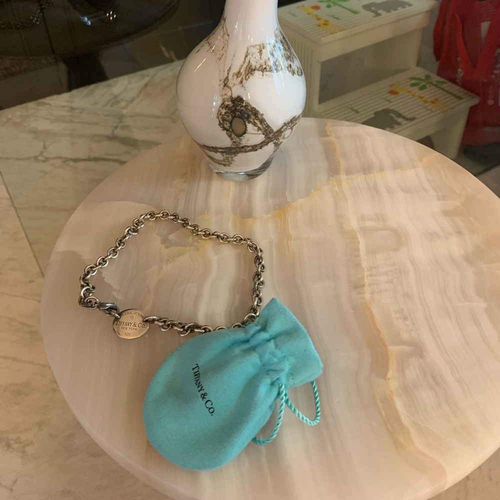 Return to Tiffany Oval Tag Necklace